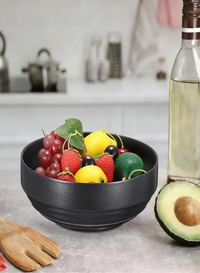 Hipiwe Vintage Decorative Accent Bowl 7.5" Black Industrial Stainless Steel Bowls Jewelry Dish Ring Holder Rustic Catchall Key Bowls for Entryway Coffee Table Centeriece Bowl - Image 4