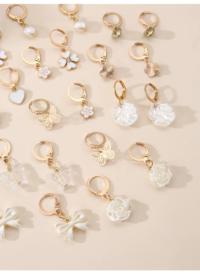 تايك تو Take Two Set of 12 - Assorted Pendant Earrings