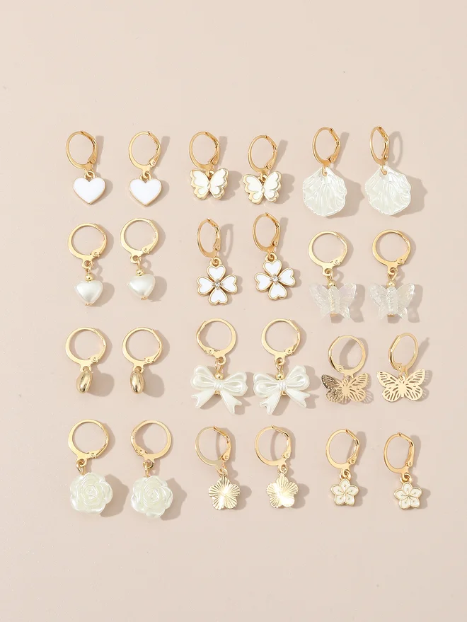 Take Two Take Two Set of 12 - Assorted Pendant Earrings