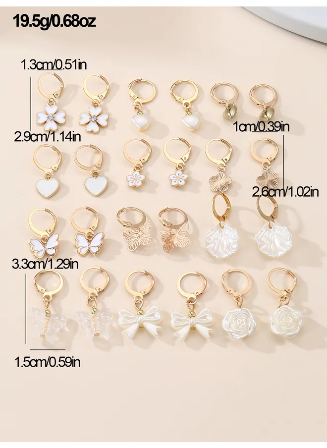 تايك تو Take Two Set of 12 - Assorted Pendant Earrings