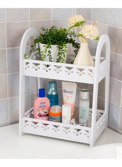LINGWEI Small Bathroom Stand 2 Tier Sink Organizer For Bathroom  - Image 1