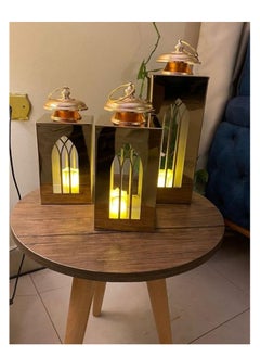 ماركة غير محددة طقم فوانيس ذهبي باحجام مختلفة انيق للغاية  - Image 4