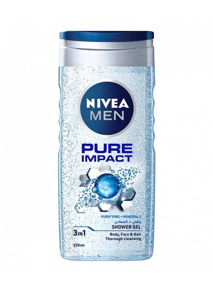 Nivea Nivea Pure Impact Shower Gel 250ml  - Image 1
