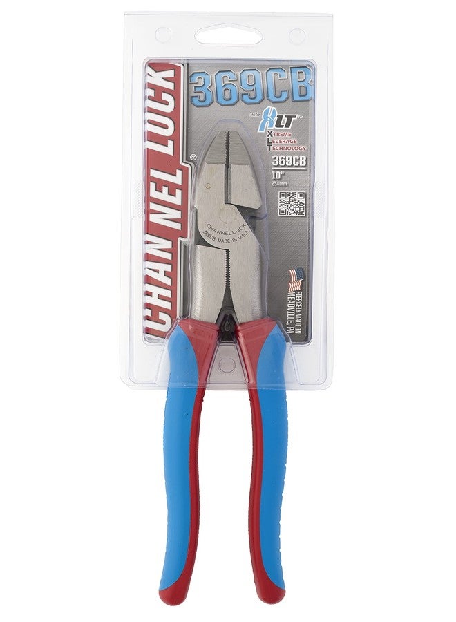 تشانل لوك كماشة خطية من نوع Channellock - 9 ذات ذراع رافعة عالية وأنف دائري (369CB) - Image 3