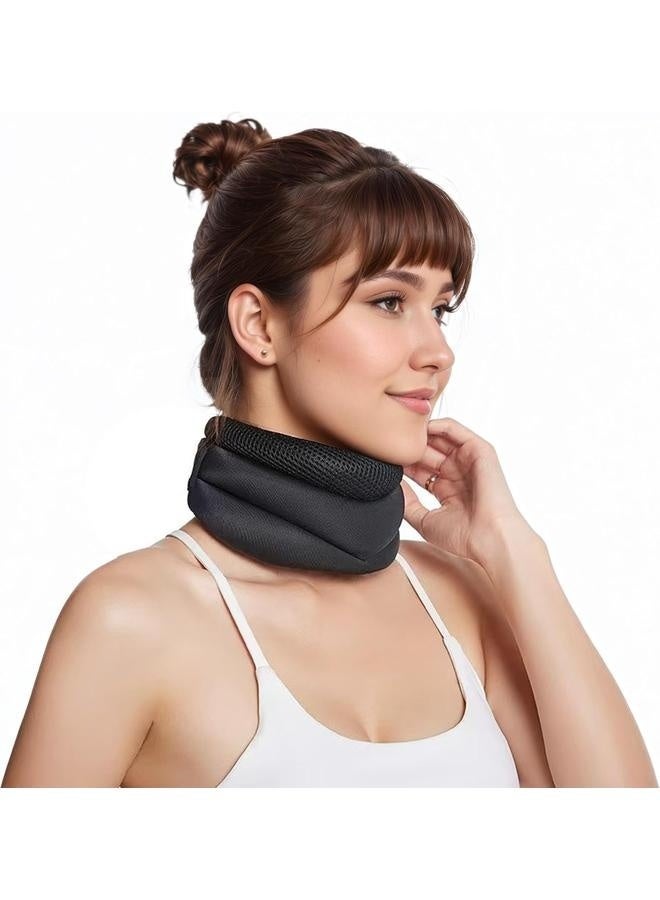 Generic Anti-Snoring Neck Brace，Adjustable Neck Support，Cervical Neck Support Pillow,Adjustable Cervical Collar for Snoring Relief&Neck Pain-Ergonomic for Spine Pressure Relief (Black)  - Image 2