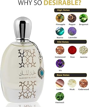 Nusuk Nukhbat Al Musk Eau De Parfum Spray Unisex 100ml - Image 3