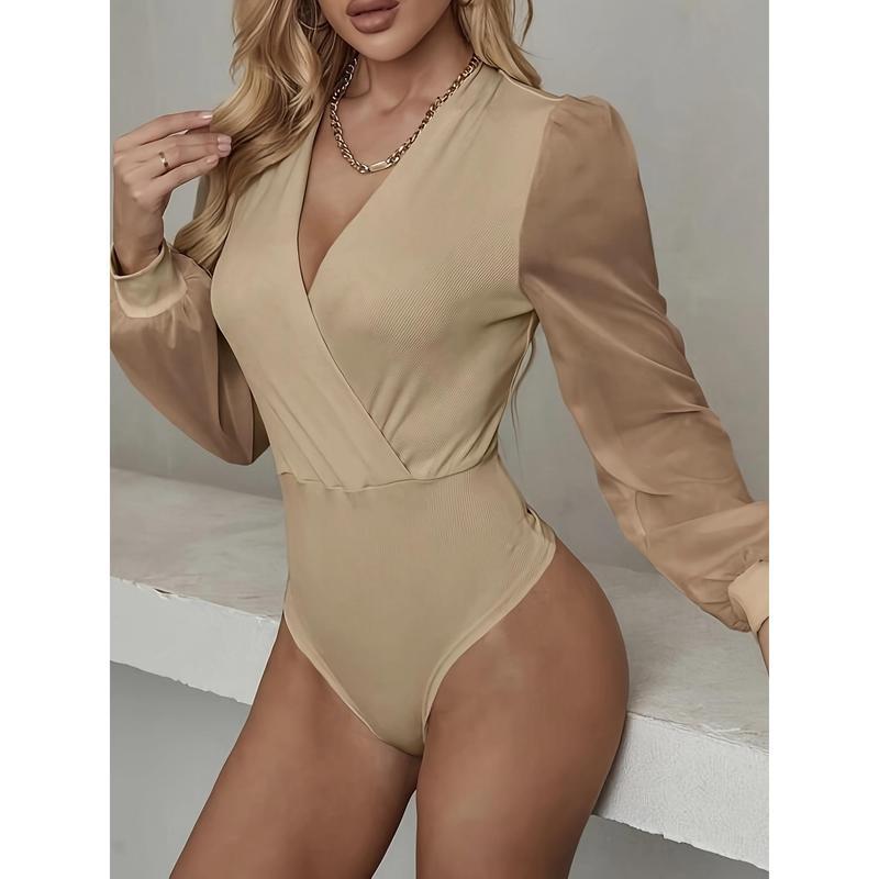 Q2801 Dropshipping New Elegant Directional Cross Snow Splicing Jumpsuit - Image 3