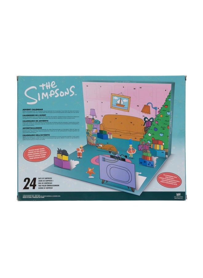 Jakks Pacific Disney The Simpsons Advent Calendar Holiday 2024-24 Days of Surprises with Mystery Characters and Accessories! Approximately 1.5” Inch Scale Action Figures  - Image 3