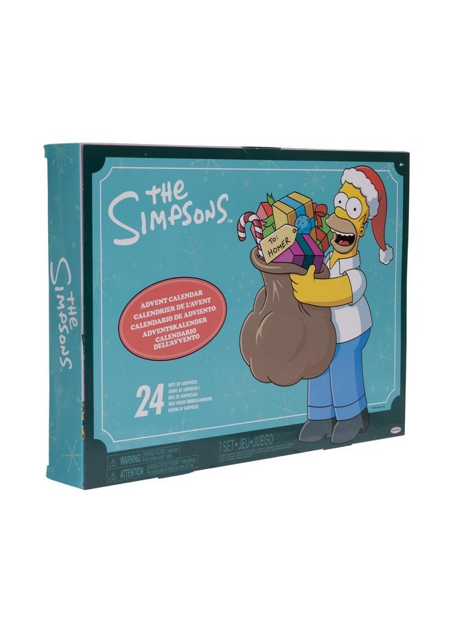 Jakks Pacific Disney The Simpsons Advent Calendar Holiday 2024-24 Days of Surprises with Mystery Characters and Accessories! Approximately 1.5” Inch Scale Action Figures  - Image 2