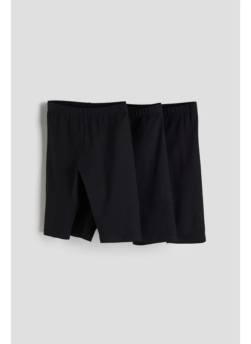 H&M 3-Pack Jersey Cycling Shorts