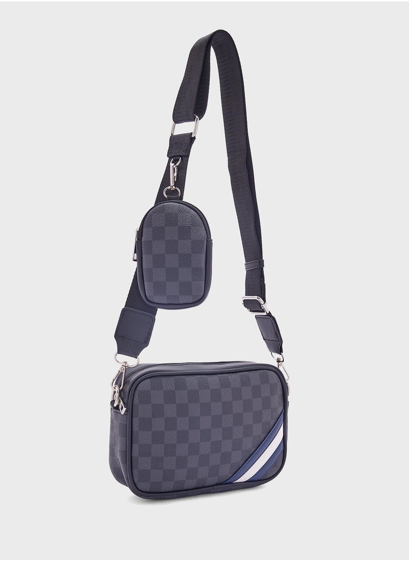 Robert Wood Cross Body Messenger Bag  - Image 2