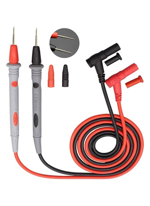 1 Pair Universal Multimeter Test Leads, 1000V 20A Multimeter Leads, Test Leads for Multimeter, Voltmeter