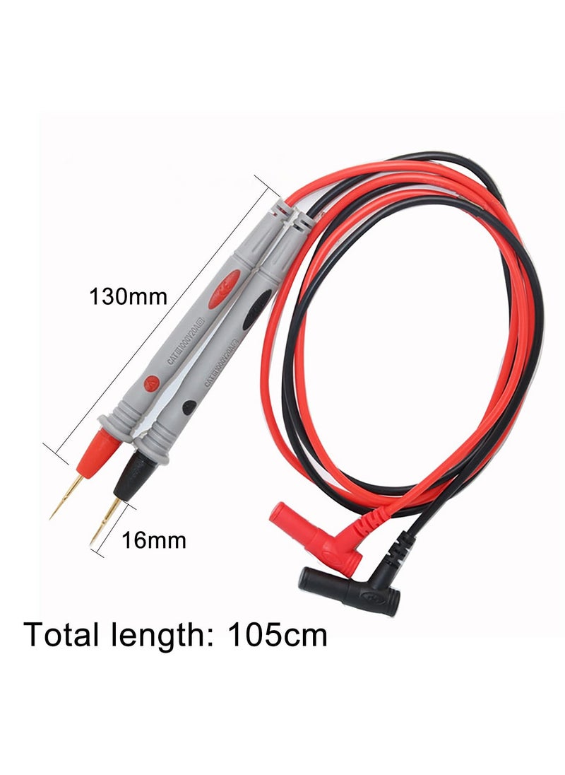 SANMUGEED - 1 Pair Universal Multimeter Test Leads, 1000V 20A Multimeter Leads, Test Leads for Multimeter, Voltmeter - Image 1