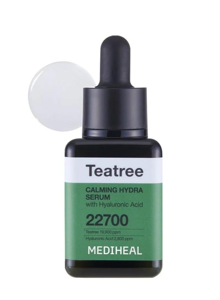 MEDIHEAL Tea Tree Calming Serum 40ml，Skin Calming & Sebum Care & Deep Moisturization With Hyaluronic Acid - Image 1