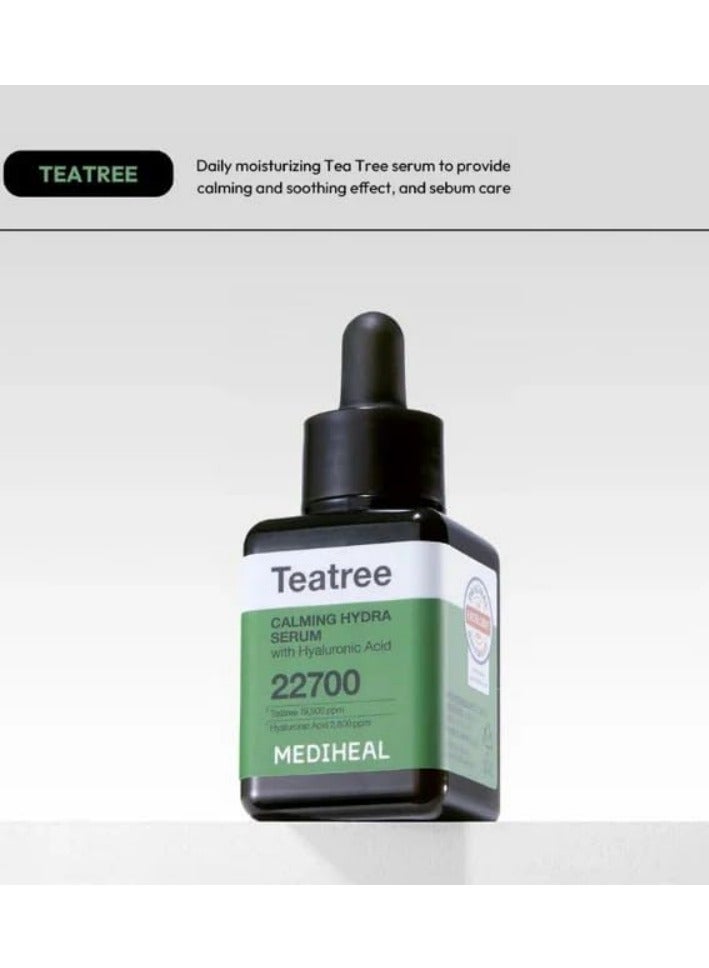 MEDIHEAL Tea Tree Calming Serum 40ml，Skin Calming & Sebum Care & Deep Moisturization With Hyaluronic Acid - Image 3