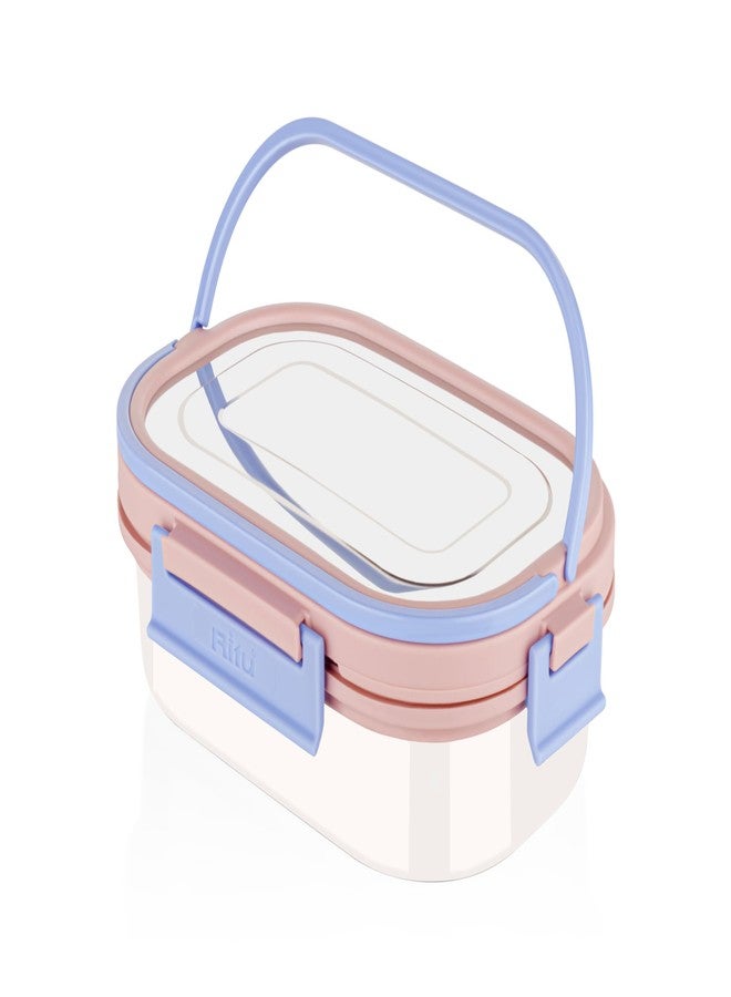 Ritu Big Belly Airtight Lunch Box with Inner Steel Large Container with 200ml Veggie Box| Leak -Proof | BPA -Free | Food Grade | Keeps Food Hot and Fresh for Hours | Ideal for School, Travel & Office - Image 4