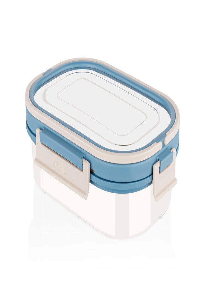 Ritu Big Belly Airtight Lunch Box with Inner Steel Large Container with 200ml Veggie Box| Leak -Proof | BPA -Free | Food Grade | Keeps Food Hot and Fresh for Hours | Ideal for School, Travel & Office - Image 2