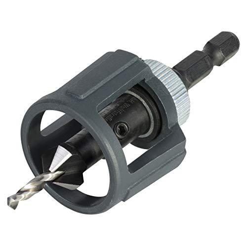 wolfcraft Screw Starter with Countersink and Depth Stop I 4392000 I Drilling and countersinking in one Step - Image 3