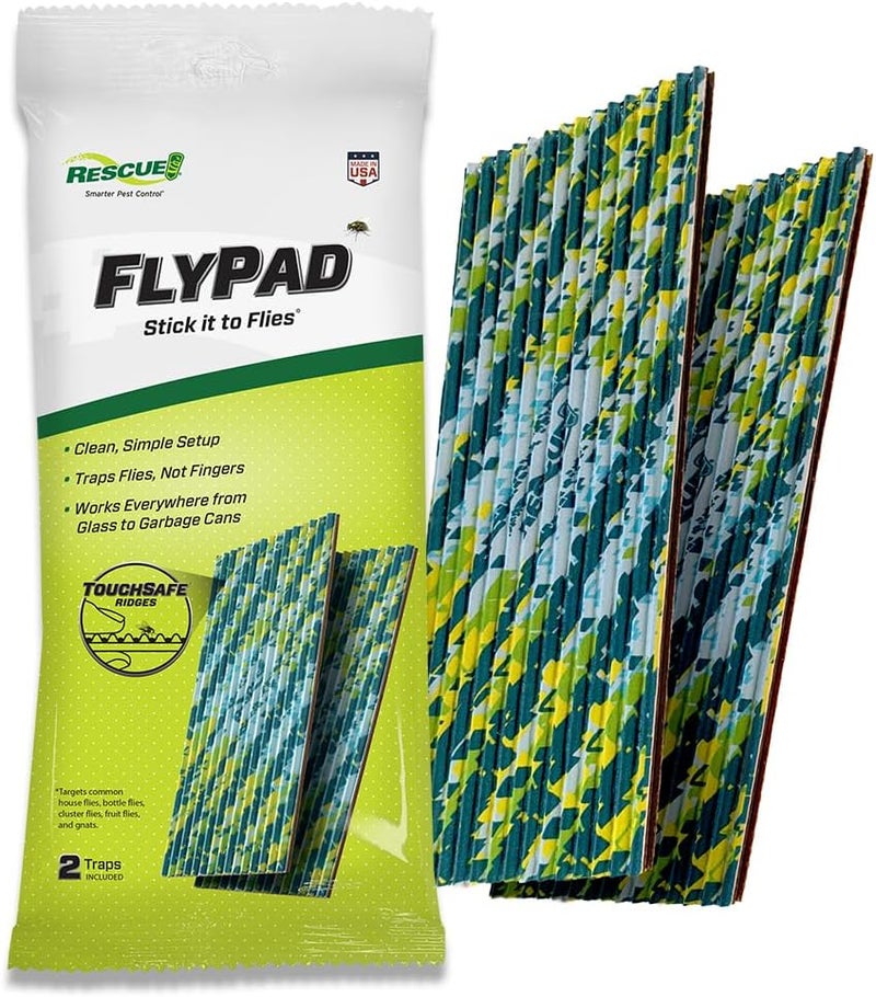 ! FlyPad – مصائد ذباب لاصقة للاستخدام الداخلي والخارجي - مصائدتان - Image 1