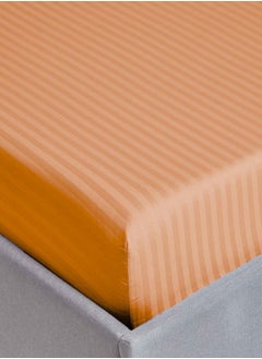 MAXQON 2-Set Fitted Bed Sheets +  Pillow Covers, King/Queen/Double/Single Sizes, Color Peach  - Image 3