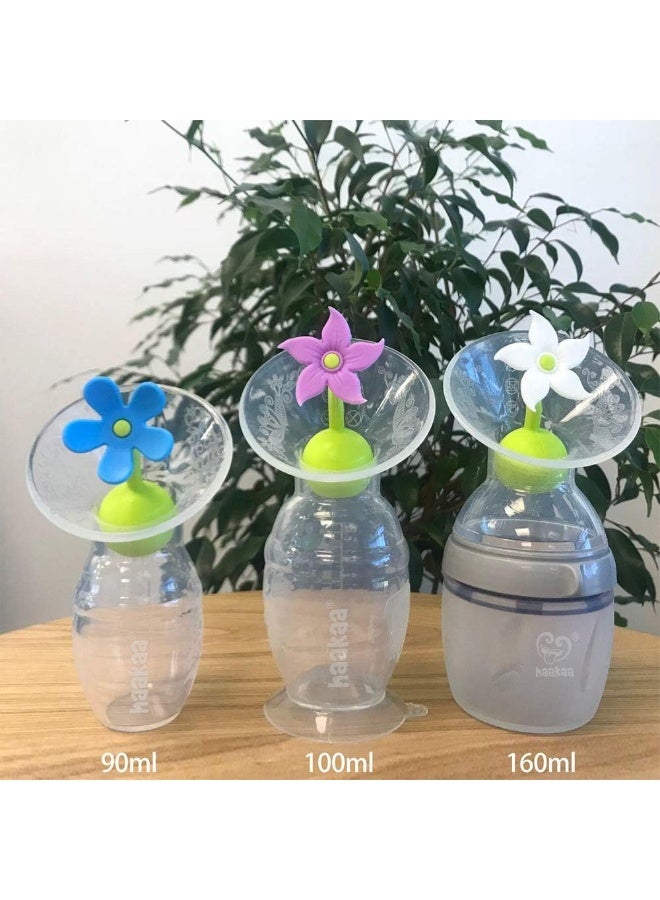 Haakaa Silicone Breast Pump Flower Stopper, White, 12.1 g - Image 4