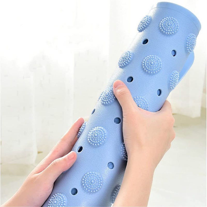 JYOT CREATION PVC AntiSlip Bathroom Shower MatAnti Slip Bathtub Bathroom Mat with Suction Cup Drain Hole and Anti Skid NonSlippery Rubber Floormat for Toilet Kitchen - Image 3