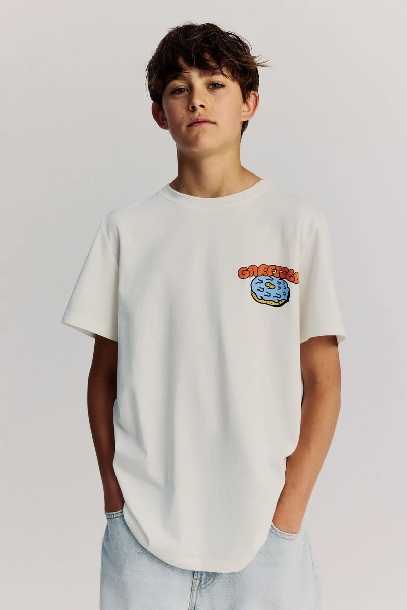 H&M Print-motif cotton T-shirt