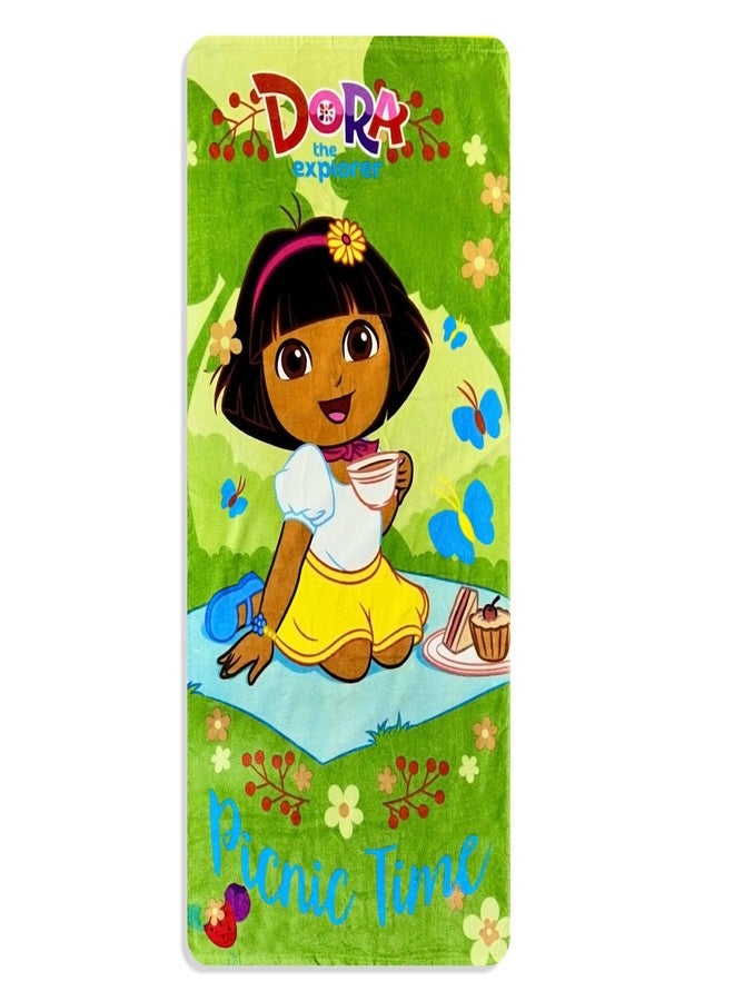 Dora the Explorer" Explorers Wanted' with Boots Velour Hooded Towel - Image 1