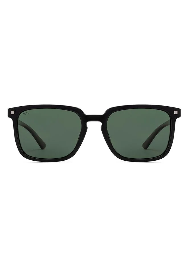 فينسينت تشيس Full Rim Square Classics Branded Latest And Stylish Sunglasses Polarized And 100% UV Protected Unisex Large VC S16753