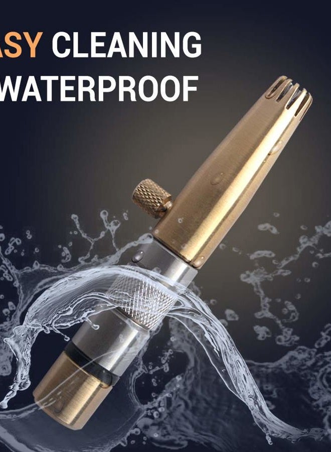 Royal [Made in Korea] Premium Nose Hair Trimmer for Men Freikugel, Manual, Battery-Free, Brass & Stainless Steel, Waterproof, Painless with a Patented Mechanism ET-32 - Image 4