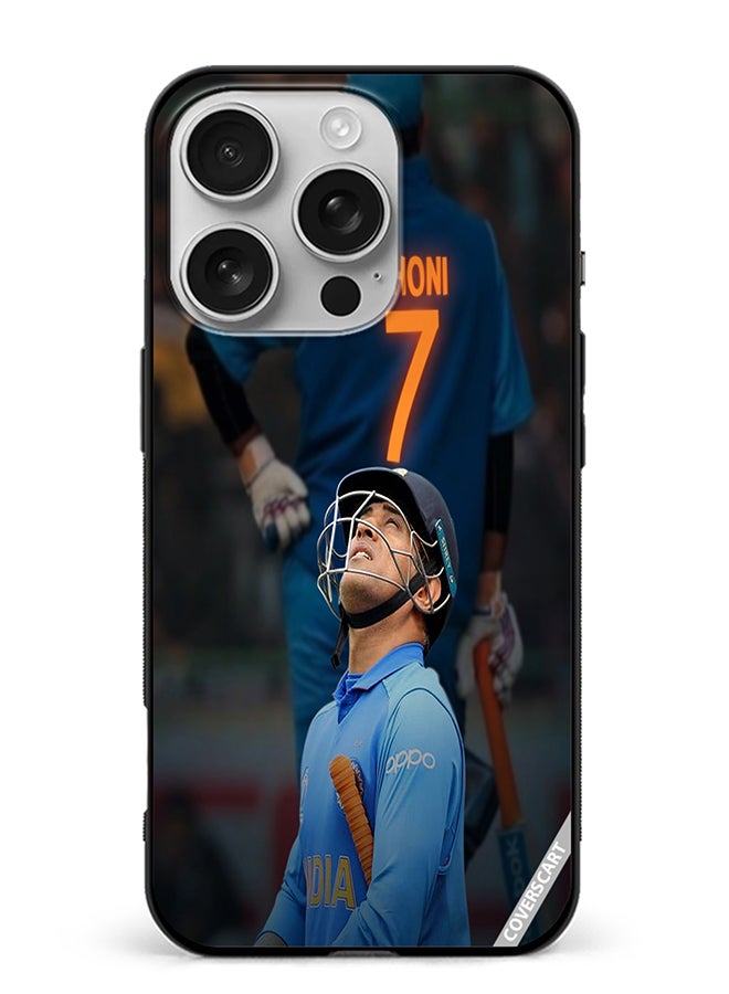 COVERSCART Protective Case Cover For Apple iPhone 16 Pro Ms Dhoni Design Multicolour