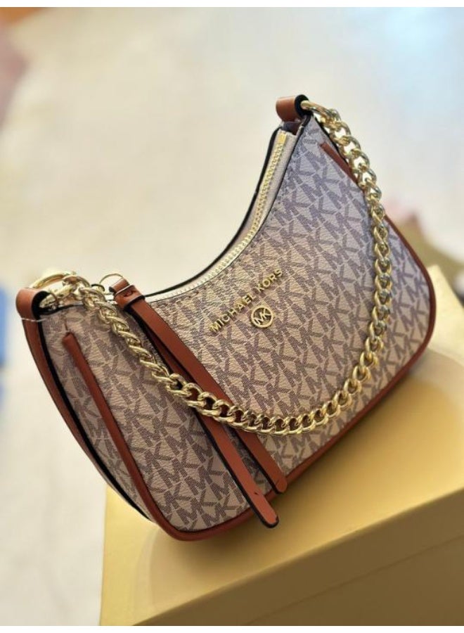 MK حقيبة كتف مايكل كورس مع سحر القمر مع صندوق أصلي وغطاء غبار - Image 2