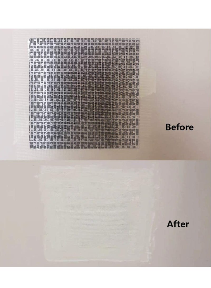 Fiberglass Wall Repair Patch Kit - 8 Self-Adhesive Patches for Drywall, Vinyl Siding & Aluminum Fences - Perfect for Covering Cracks, Holes & Blemishes (White)  - Image 3