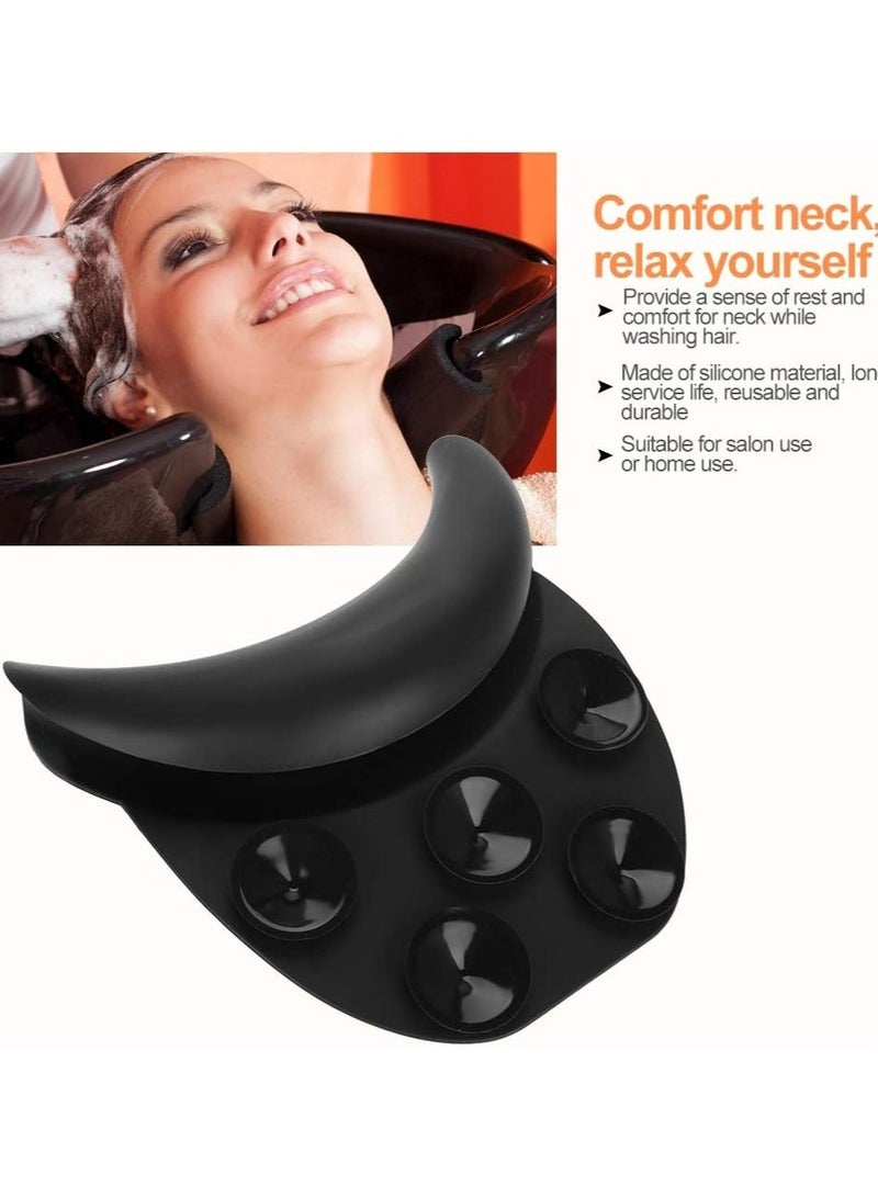 Shampoo Neck Cushion,Salon Spa Silicone Shampoo Bowl Hair Washing Sink Neck Rest Cushion  - Image 4