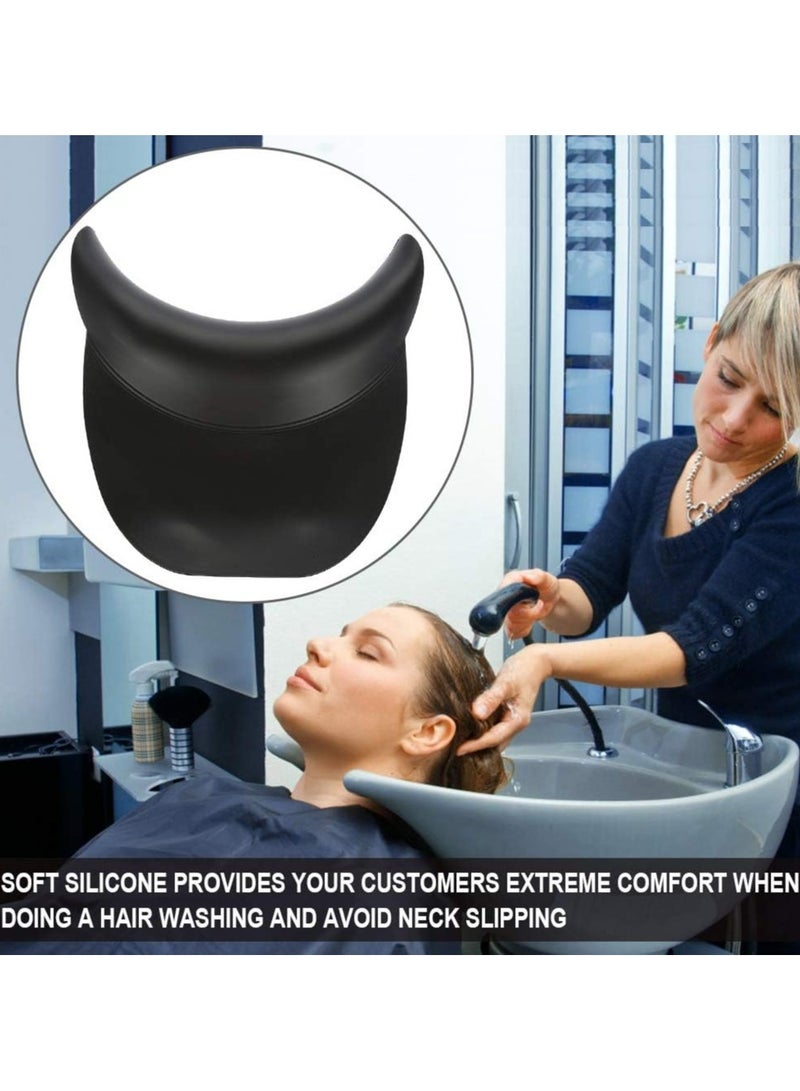 Shampoo Neck Cushion,Salon Spa Silicone Shampoo Bowl Hair Washing Sink Neck Rest Cushion  - Image 3
