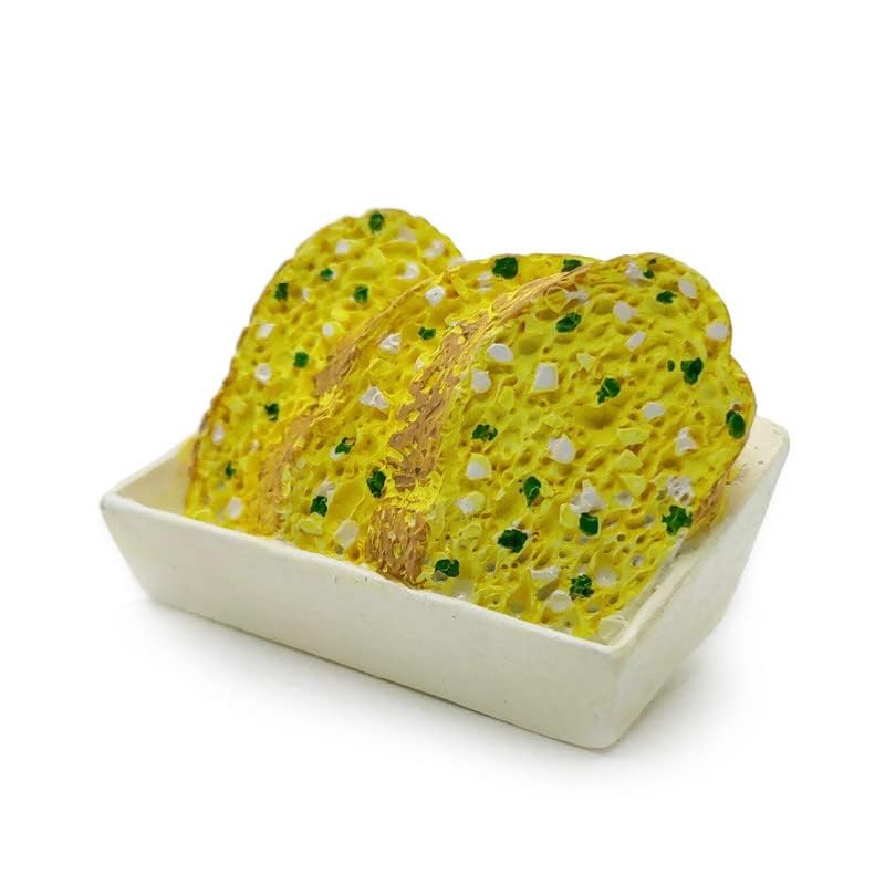 WitnyStore Tiny 1¾" Garlic Bread Magnet - Miniature Hand Made Painted Resin 3D Fast Foods Decorative Refrigerator Fridge Magnets Magnetic Board Kitchen Décor Collectible Souvenir Gifts - Image 5