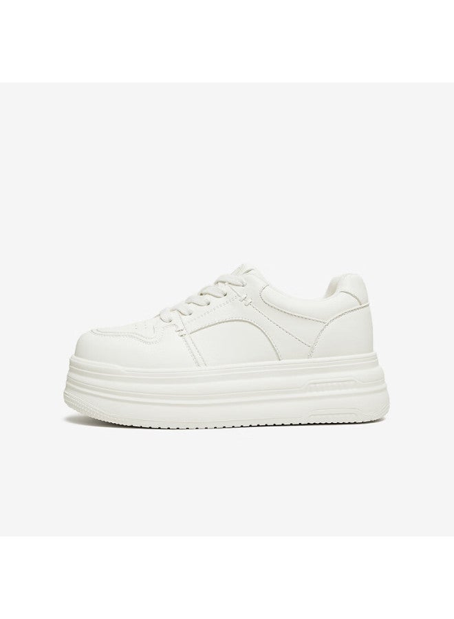 Tata  Spring Mall Fashion Casual Versatile Sneakers Off-white Size 38 - Image 4