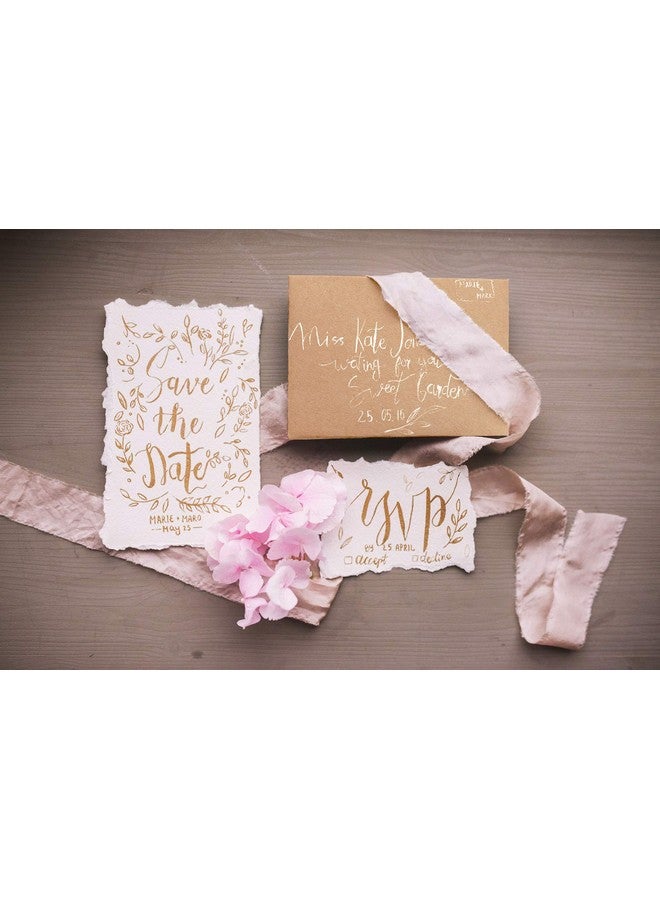 ValBox 4.6X6.3 Kraft Envelopes 100 Pcs 120 Gsm Brown Contour Flap Invitation Envelopes For Baby Shower Graduation Wedding Invitations Gummed Flap - Image 4