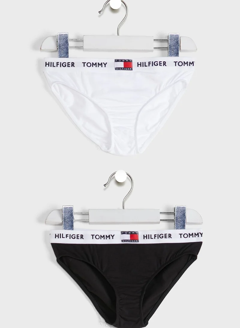 TOMMY HILFIGER Youth 2 Pack Essential Bikini Bottom