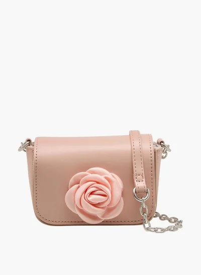 Flora Bella By Shoexpress Flora Bella Floral Accent Crossbody Bag with Chain Strap Ramadan Collection