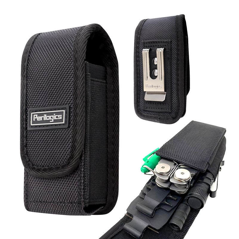 Perilogics Leatherman Tool Sheath Replacement by Perilogics. Magnetic Closure Pouch Fits Wave Plus, Wingman, Charge, Surge, Super Tool 300, Signal, Free P2 P4. Fits Tool 4 to 4.5 inch in Length. - Image 1