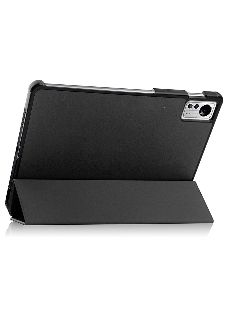 Theodor غطاء حماية مقلوب لجهاز Xiaomi Pad 5 Pro 12.4 مع قاعدة ثلاثية الطيات تشغيل تلقائي وإيقاف صدمة غطاء قطة على الكتب - Image 2