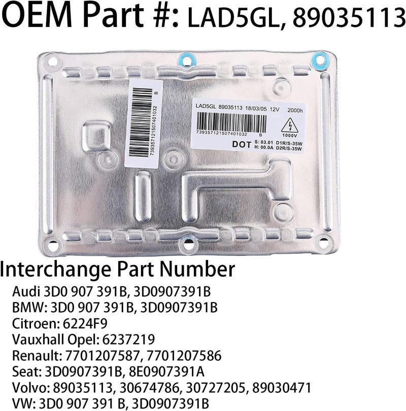 Onex O-NEX Xenon D1S 35W HID Headlight Ballast - Image 4