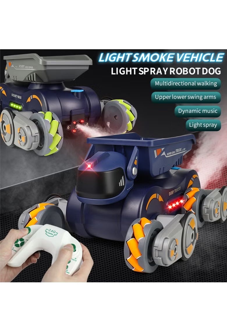 JJRC New Spray Light Music Deformation Stunt Car 2.4G Remote Control Boy Electronic Pet Toy Gift - Image 3