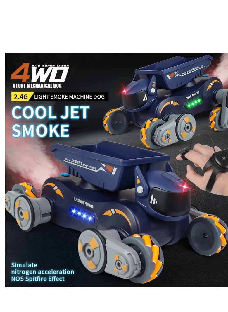 JJRC New Spray Light Music Deformation Stunt Car 2.4G Remote Control Boy Electronic Pet Toy Gift - Image 5