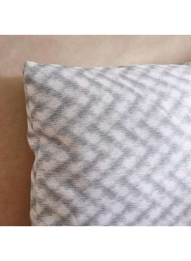 Pan Home Grey Printed Outdoor Filled Cushion 45x33cm - Image 2