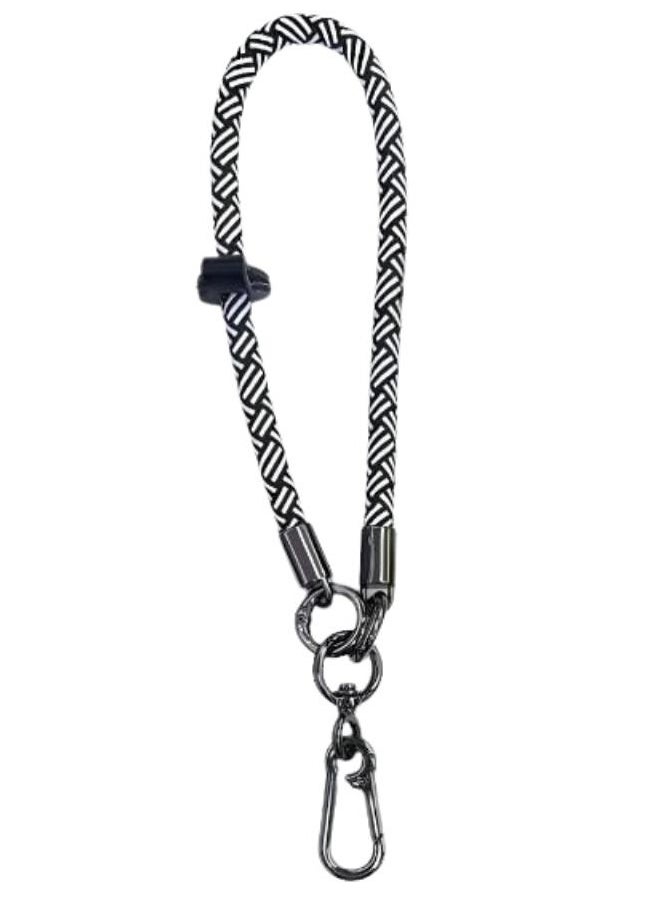 Generic Premium Wrist Strap Cell Phone Lanyard anti theft, Soft Nylon Thick Rope, Phone Hand Strap With Phone Patch Compatible with Phone, Airpods, Purse, Keychain and More 20 Cm  - Image 1