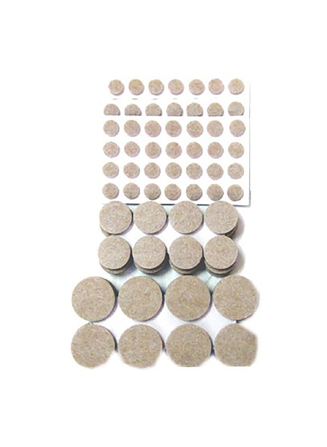 ماجيك سلايدرز 63920 مجموعة وسادات لباد ذاتية اللصق شديدة التحمل 132 قطعة 84 × 9.5 ملم  - Image 2