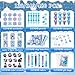 BenLouis 108Pcs Frozen School Stationery Party Favors Winter Snowflake Themed Classroom Gift Reward Prizes Bulk for Students Kids Holiday Frozen Birthday Goodie Bag Stuffers Pinata Filler - Image 4