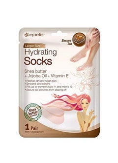 Epielle Hydrating Hand & Foot Masks (Glove & Socks 12Pk) For Dry Hand Dry & Cracked Heel Spa Day Shea Butter + Jojoba Oil + Vitamin E Beauty Gifts.. Stocking Stuffers!!  - Image 5